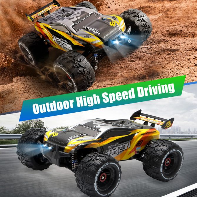 2024 NEW 4DRC H3 1:16 75+ KM/H Large RC Car Remote Control Off Road Truck 4WD RC Cars for Kids,for Boys and Girls.Christmas presents for the children - Image 3