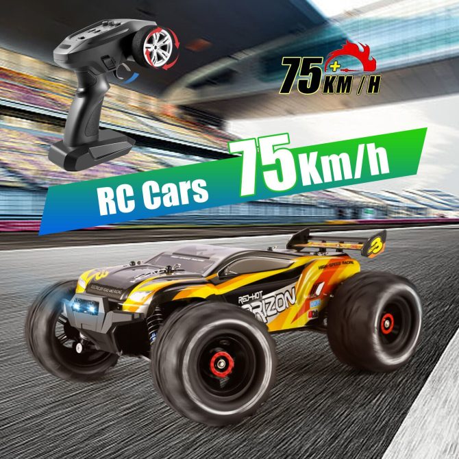 2024 NEW 4DRC H3 1:16 75+ KM/H Large RC Car Remote Control Off Road Truck 4WD RC Cars for Kids,for Boys and Girls.Christmas presents for the children - Image 4