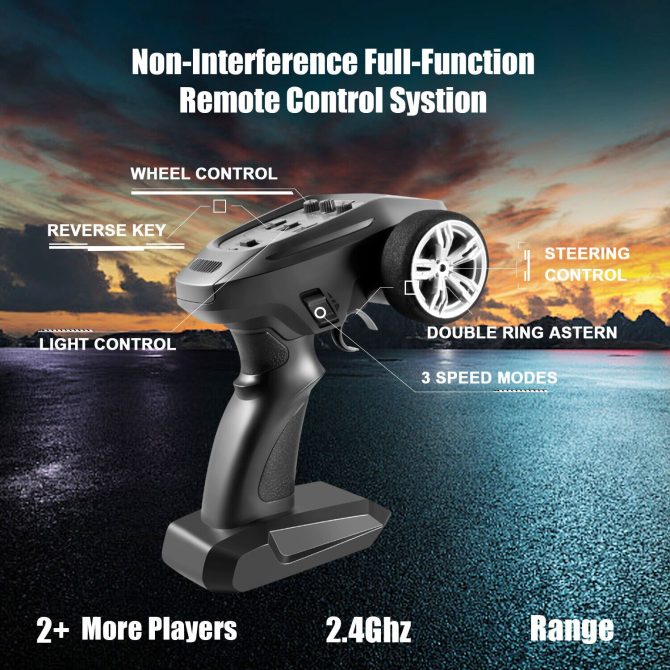2024 NEW 4DRC H3 1:16 75+ KM/H Large RC Car Remote Control Off Road Truck 4WD RC Cars for Kids,for Boys and Girls.Christmas presents for the children - Image 9
