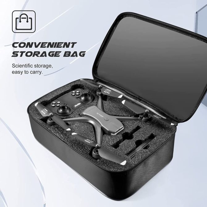 4DRC V14 RC Drone WIFI FPV 4K HD Wide Angle Dual Camera Quadcopter Portable With Bag ,2 Batteries Drone For Beginner,Headless Mode,Gesture Photo - Image 10