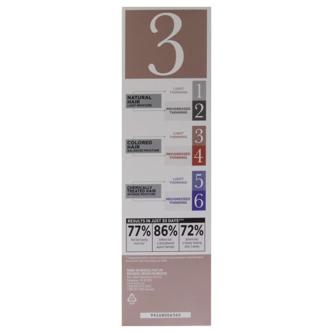 System 3 Kit by Nioxin for Unisex - 3 Pc 10.1oz Color Safe Cleanser Shampoo, 10.1 oz Color Safe Scalp Therapy Conditioner, 3.38oz Color Safe Scalp and Hair Treatment - Image 6