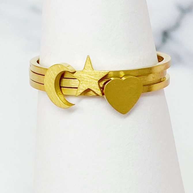 Tiny Figure Stackable Ring - Image 5