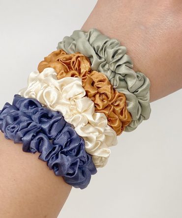 Satin Self Care Scrunch Set Of 8