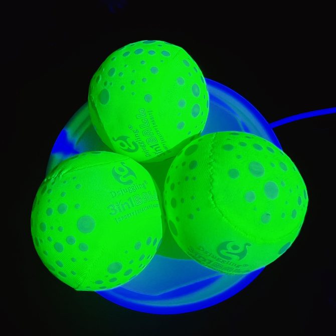 DSJUGGLING Washable Juggling Ball for Beginners, 60mm 100g Each 3in1 Multi-Function Balls Set of 3 | Water Skimming Balls Bounce On Water - Pool Ball & Beach Toys | Soft Bouncy Grip Training Ball Kit - Image 9