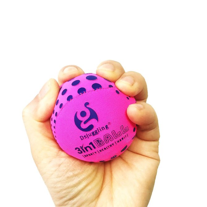 DSJUGGLING Washable Juggling Ball for Beginners, 60mm 100g Each 3in1 Multi-Function Balls Set of 3 | Water Skimming Balls Bounce On Water - Pool Ball & Beach Toys | Soft Bouncy Grip Training Ball Kit - Image 15