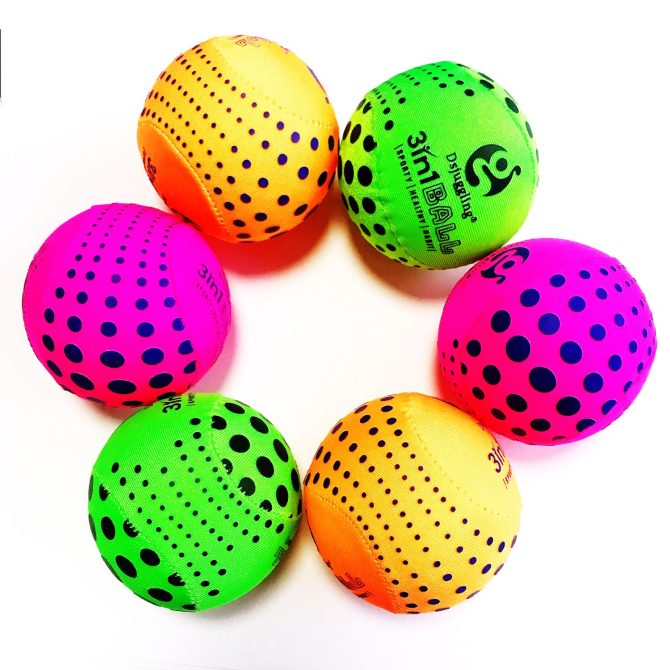 DSJUGGLING Washable Juggling Ball for Beginners, 60mm 100g Each 3in1 Multi-Function Balls Set of 3 | Water Skimming Balls Bounce On Water - Pool Ball & Beach Toys | Soft Bouncy Grip Training Ball Kit - Image 18