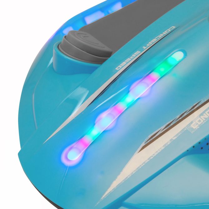 Electric Kids Racing Car with Music and Lights, Blue - Image 11