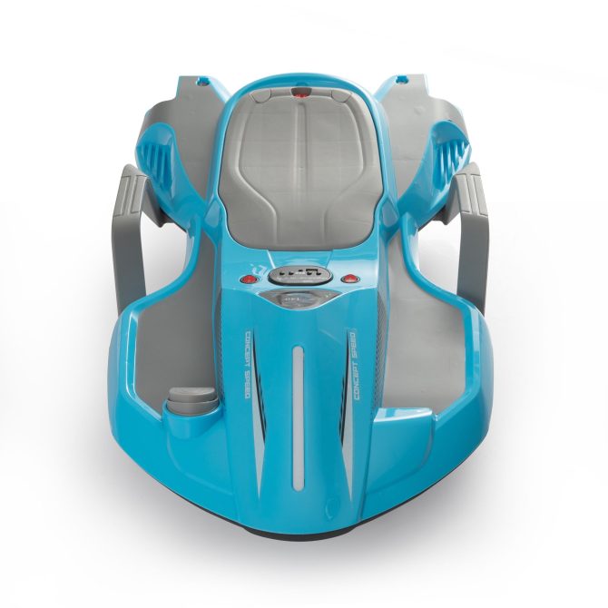 Electric Kids Racing Car with Music and Lights, Blue - Image 5
