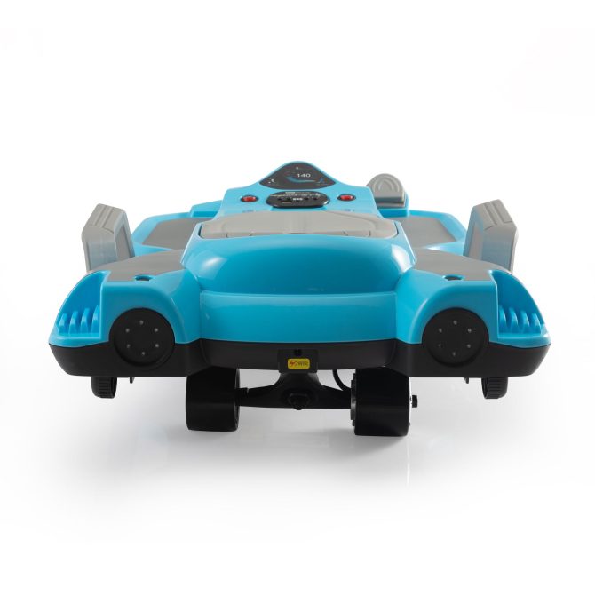 Electric Kids Racing Car with Music and Lights, Blue - Image 9