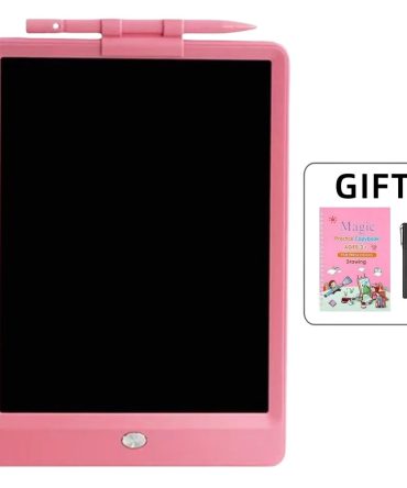 LCD Writing Tablet Doodle Board Erasable Handwriting Boards Waterproof Doodle Pad Early Educational Toys Magnetic Drawing Board for 3 4 5 6 7 8 Year Old Girls Boys with Free Gift