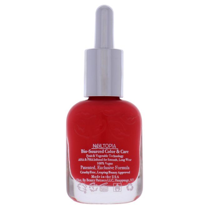 Bio-Sourced Chip Free Nail Lacquer - Hustle Hard by Nailtopia for Women - 0.41 oz Nail Polish - Image 2