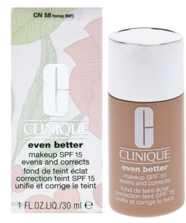Even Better Makeup SPF 15 - CN 58 Honey (MF) - Dry To Combination Oily Skin by Clinique for Women - 1 oz Foundation