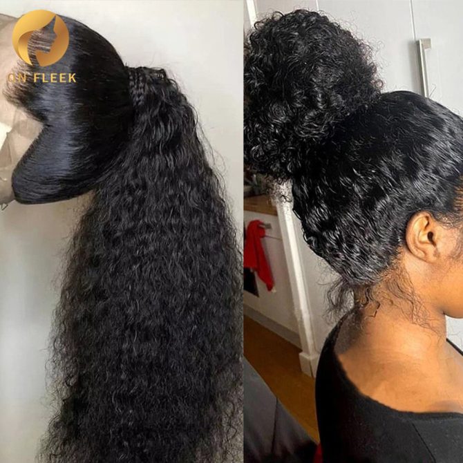 360 Full Lace Wig Human Hair Pre Plucked 13x4 Lace Frontal Wigs For Women 34 32 30 Inch Hd Curly Deep Water Wave Lace Front Wig - Image 28