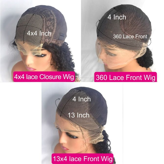 360 Full Lace Wig Human Hair Pre Plucked 13x4 Lace Frontal Wigs For Women 34 32 30 Inch Hd Curly Deep Water Wave Lace Front Wig - Image 43