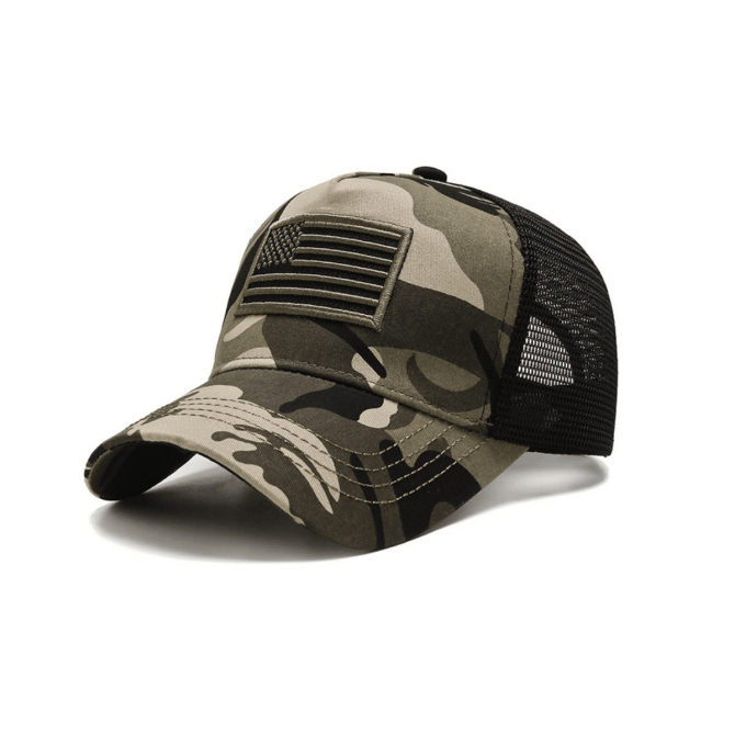 American Flag Trucker Hat with Adjustable Strap - Image 37