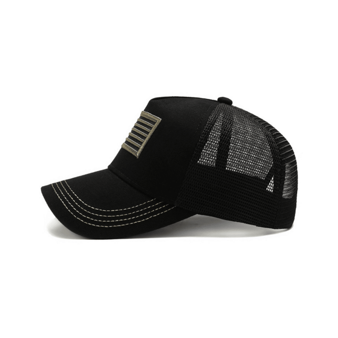 American Flag Trucker Hat with Adjustable Strap - Image 22