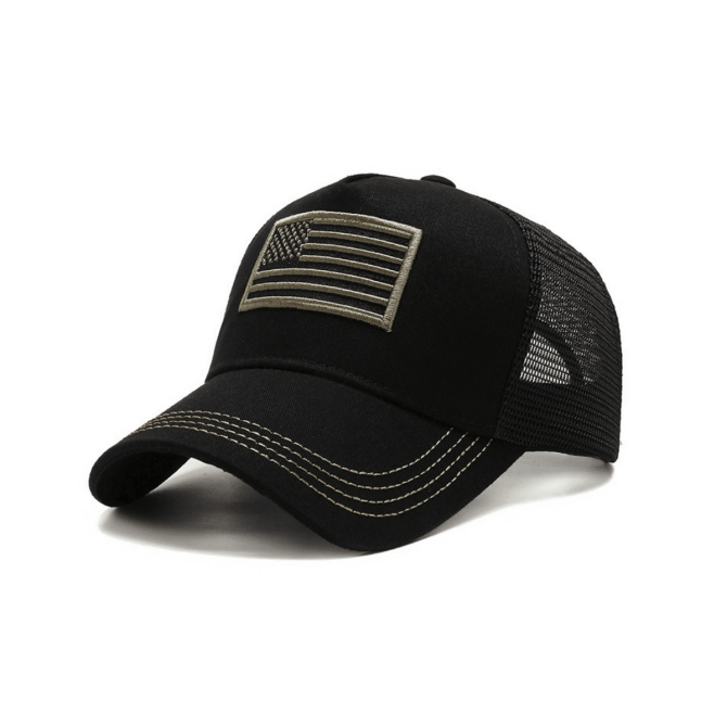 American Flag Trucker Hat with Adjustable Strap - Image 21