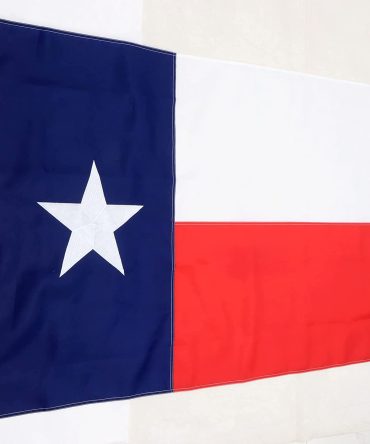 Texas Flag 3x5 ft 2x3 ft 4x6 ft 5x8 ft Heavy Duty Outdoor - Embroidered Stars- Long Lasting Color Retention - Brass Grommets and 4 Stitch Hemming