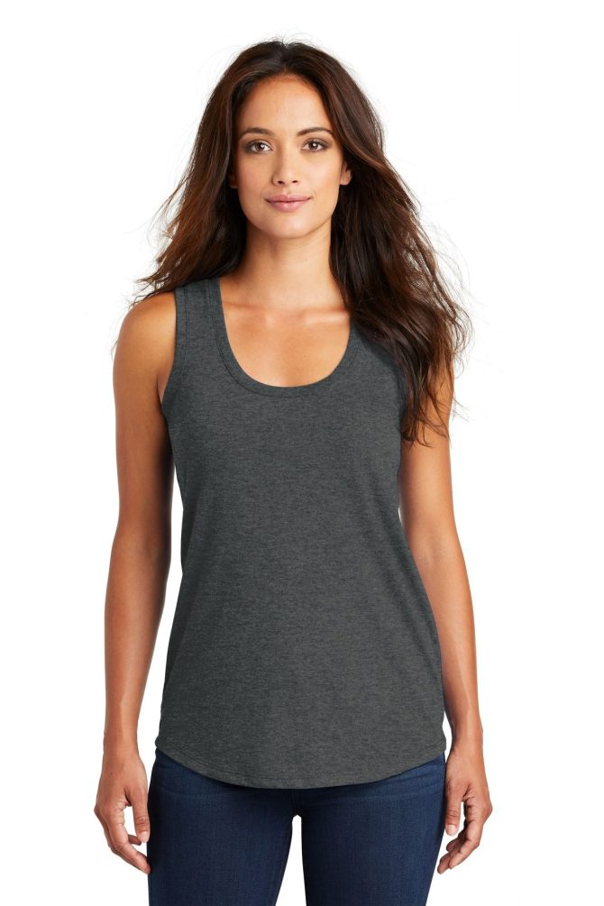District Women's Perfect Tri Racerback Tank DM138L - Image 58