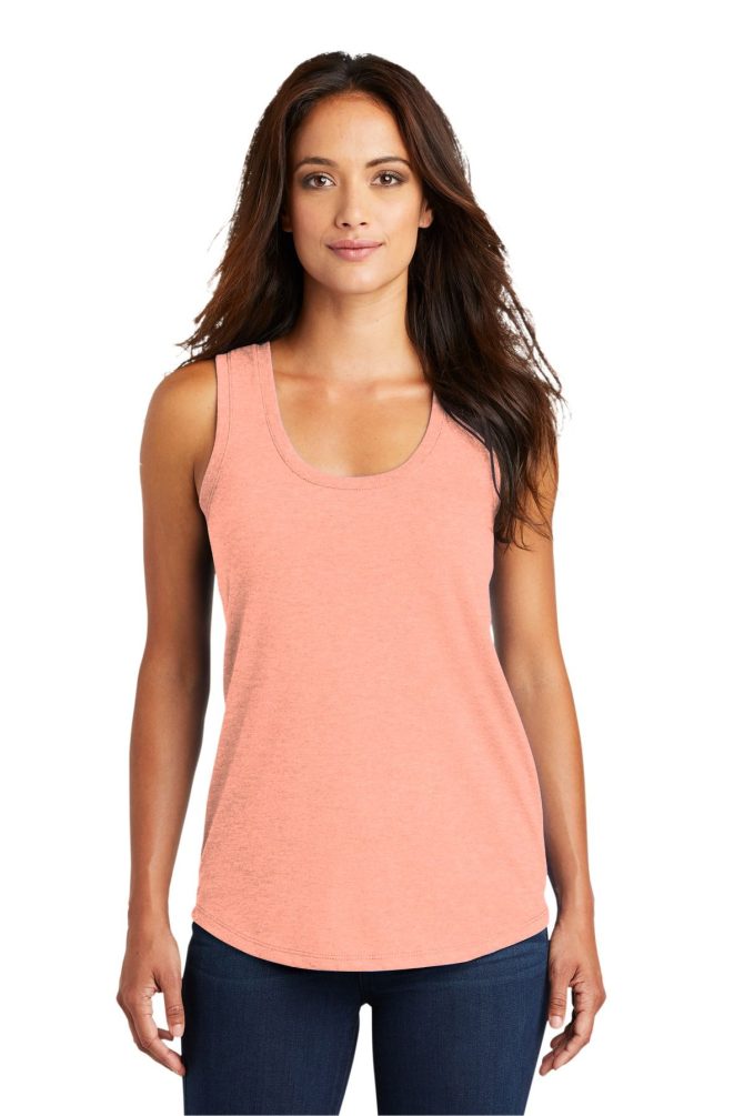 District Women's Perfect Tri Racerback Tank DM138L - Image 47