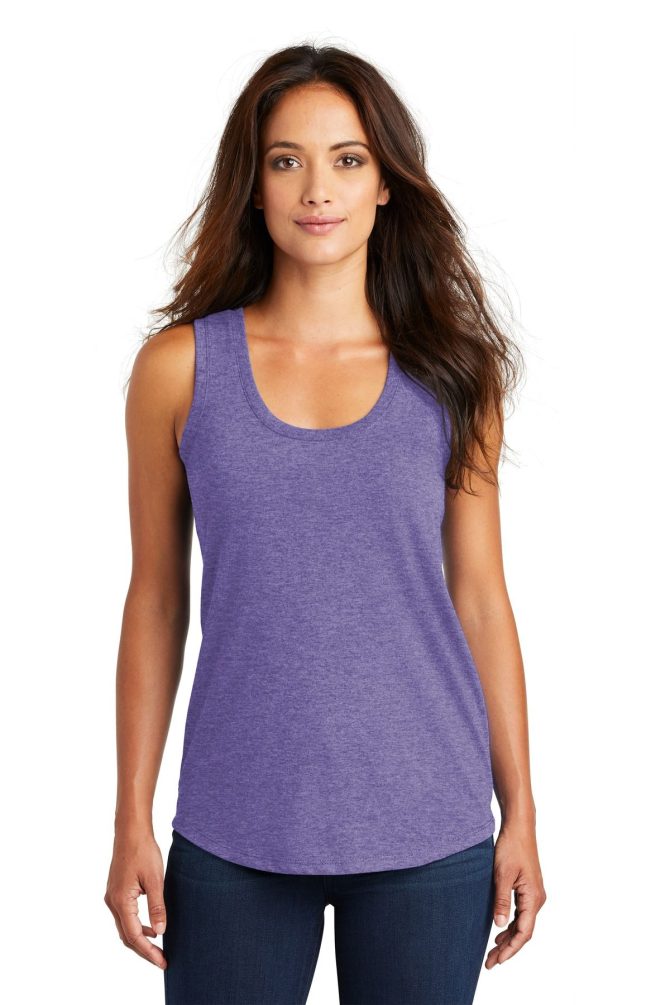 District Women's Perfect Tri Racerback Tank DM138L - Image 70