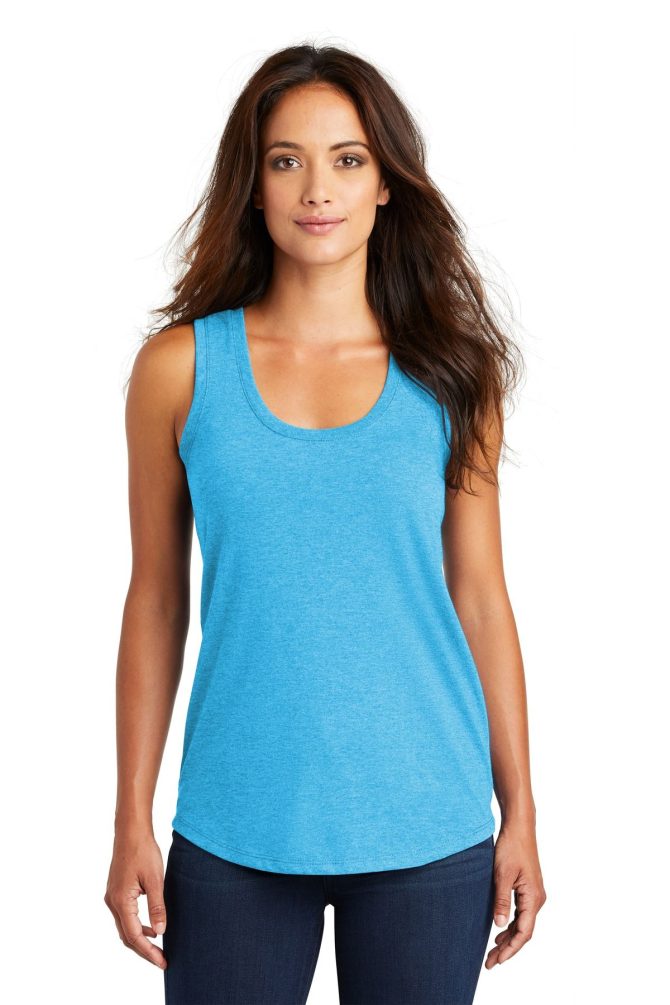 District Women's Perfect Tri Racerback Tank DM138L - Image 65