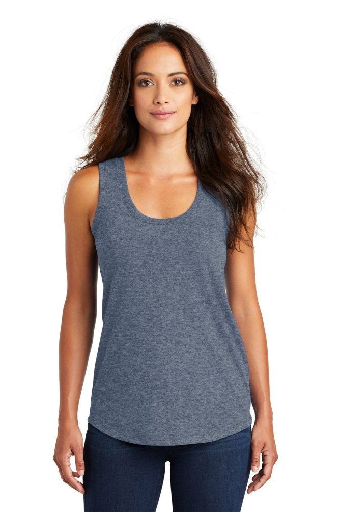 District Women's Perfect Tri Racerback Tank DM138L - Image 30
