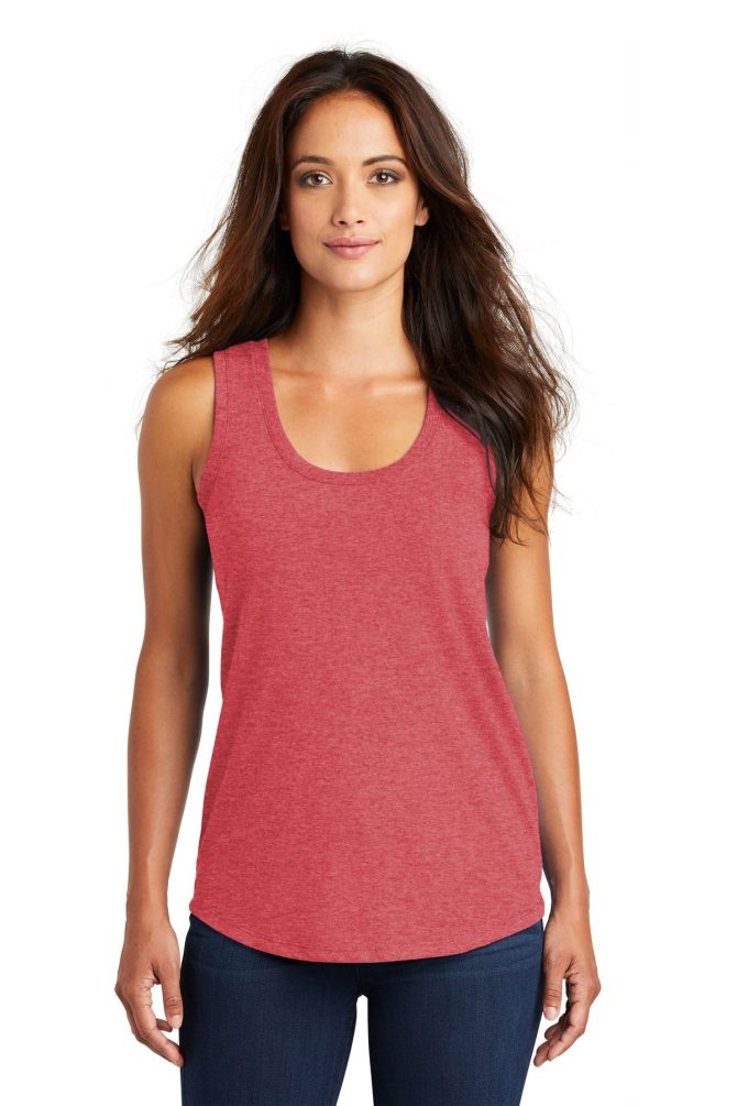 District Women's Perfect Tri Racerback Tank DM138L - Image 104
