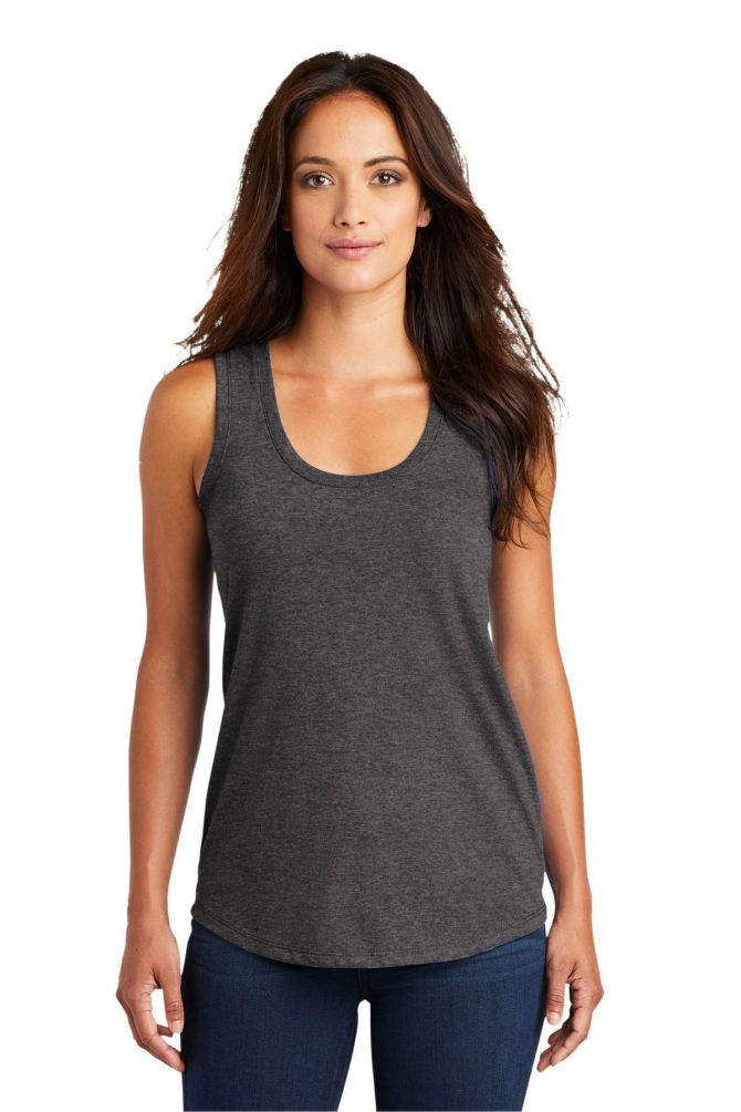 District Women's Perfect Tri Racerback Tank DM138L - Image 40