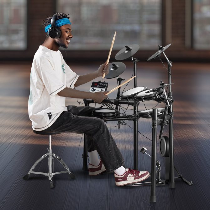 Electric Drum Set Electronic Drum Kit 480 Sounds for Beginners & Adults - Image 8