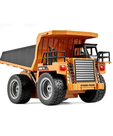 Christmas Gift! VEVOR RC Remote Control Dump Truck Toy Construction Vehicle Toy 9CH 1:18 Scale