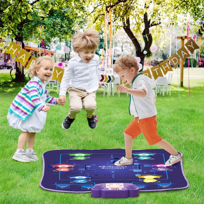 VEVOR Dance Mat for Kids Dance Pad Toy with Wireless Bluetooth Gift for 3+ Girls - Image 8