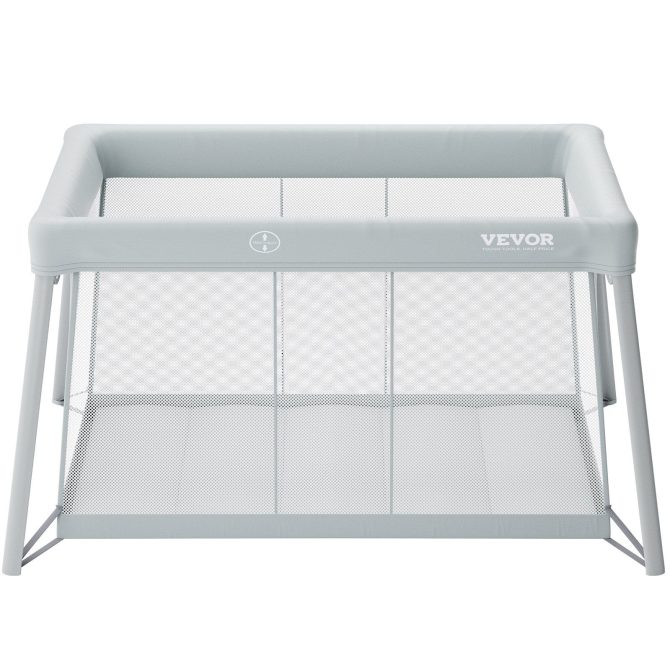 VEVOR Baby Travel Crib and Play Yard Folding Baby Playpen with Soft Mattress Pad - Image 9