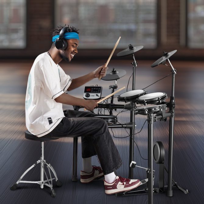 VEVOR Electric Drum Set Electronic Drum Kit 480 Sounds for Beginners & Adults - Image 8