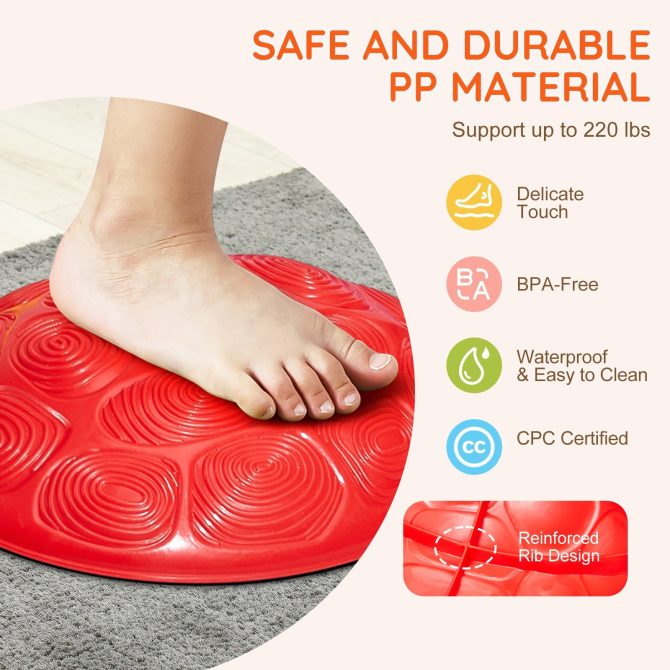 VEVOR Kids Balance Stepping Stones Sensory Obstacle Course 6 PCS Outdoor Indoor - Image 5