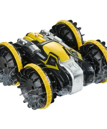 VEVOR Amphibious Remote Control Car Boat 2.4 GHz 4WD RC Boat Kids Adults Yellow