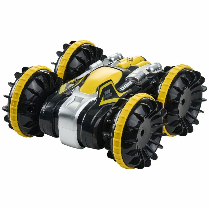 VEVOR Amphibious Remote Control Car Boat 2.4 GHz 4WD RC Boat Kids Adults Yellow - Image 10