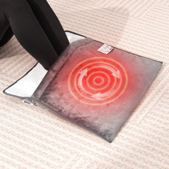 VEVOR Electric Heated Foot Warmer Soft Flannel Foot Heating Pad 21.5" x 19.0" - Image 8