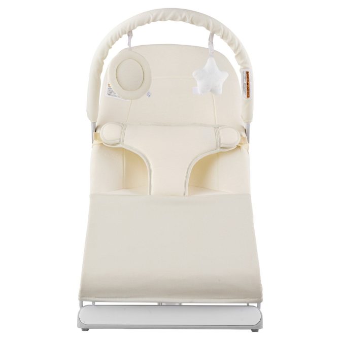 VEVOR Baby Bouncer Folding Bouncer Seat Chair for Babies 0-9 Months with Toy Bar - Image 11