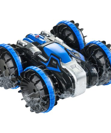 VEVOR Amphibious Remote Control Car Boat 2.4 GHz 4WD RC Boat Kids Adults Blue