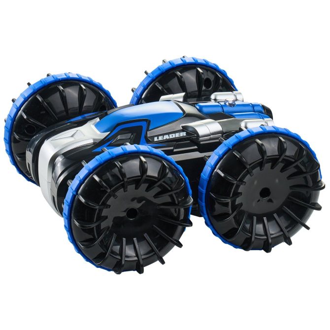 VEVOR Amphibious Remote Control Car Boat 2.4 GHz 4WD RC Boat Kids Adults Blue - Image 9