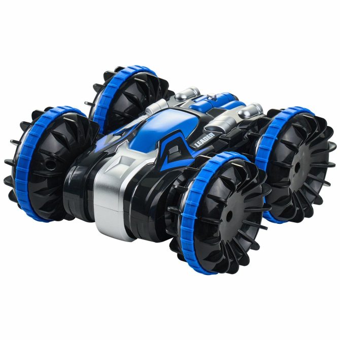 VEVOR Amphibious Remote Control Car Boat 2.4 GHz 4WD RC Boat Kids Adults Blue - Image 10