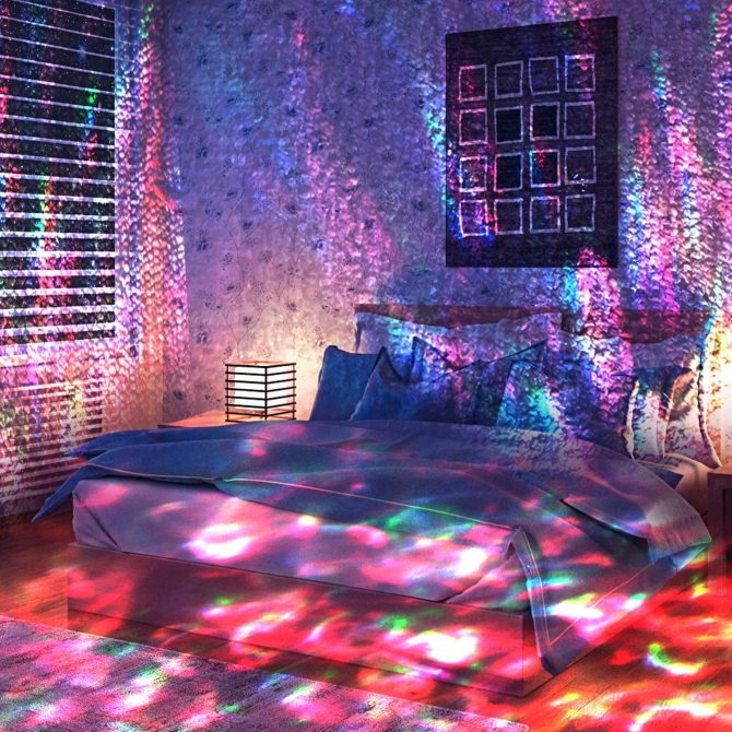 Galaxy Star Projector LED Sky Night Lamp USB Ocean Wave Star Light - Image 11