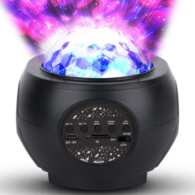 Galaxy Star Projector LED Sky Night Lamp USB Ocean Wave Star Light - Image 12