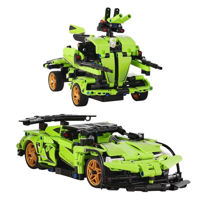 VEVOR STEM Building Toys for Kids 2 in 1 App & Remote Control Car/Robot 461 PCS - Image 11