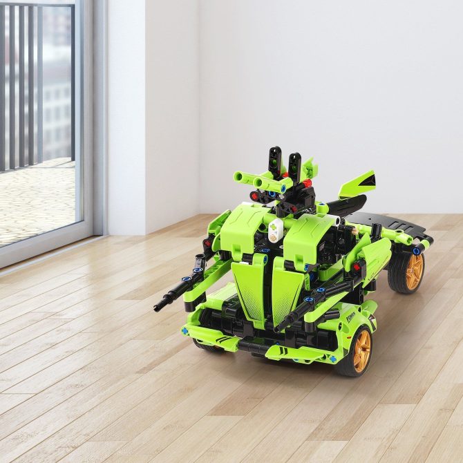 VEVOR STEM Building Toys for Kids 2 in 1 App & Remote Control Car/Robot 461 PCS - Image 8