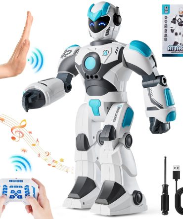 VEVOR RC Robot Toy Talking Dancing Gesture and Voice Remote Control Programmable