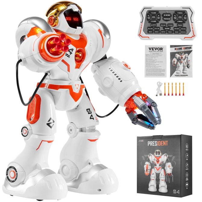 VEVOR RC Robot Toy Battle Robot for Kids Remote Control Robotic Toy Programmable - Image 9