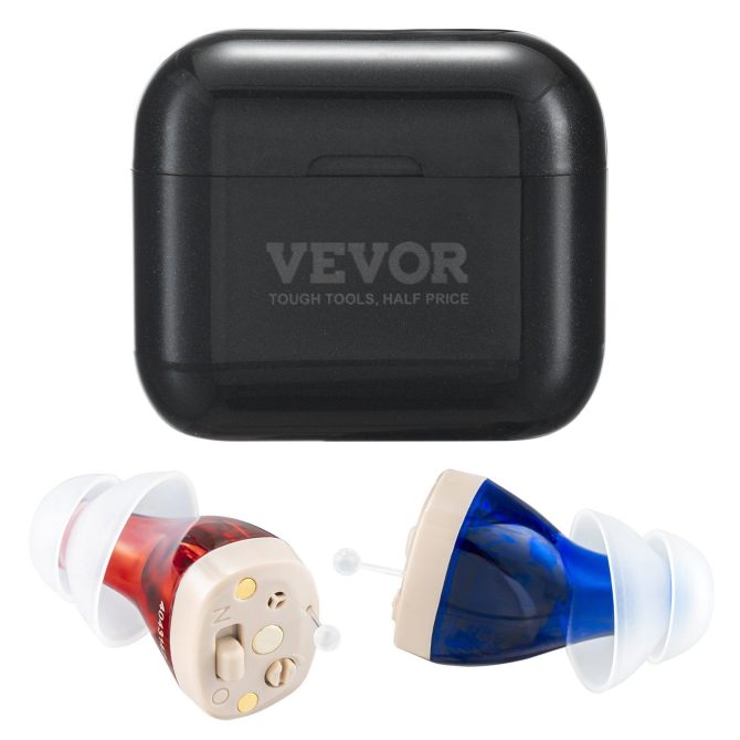 VEVOR Hearing Aids for Senior Rechargeable Hearing Amplifiers & 8 Pair Ear Domes - Image 11