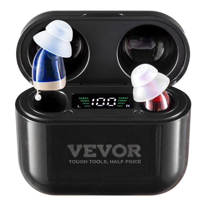 VEVOR Hearing Aids for Senior Rechargeable Hearing Amplifiers & 8 Pair Ear Domes - Image 10
